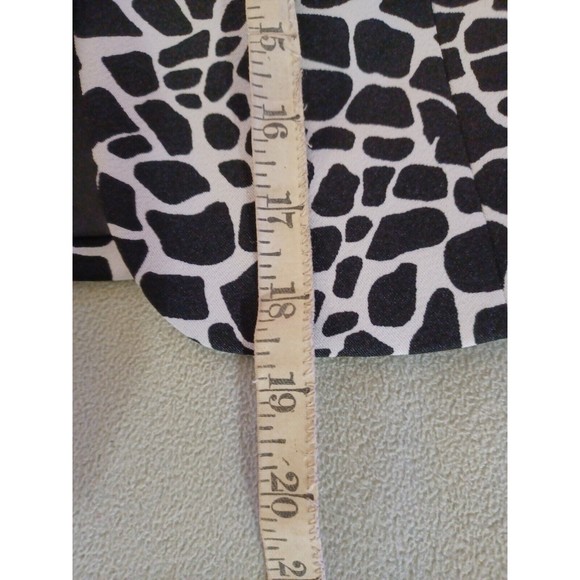 Kasper Women's Size 6 Open Front Lined Animal Printed Bolero Jacket - Picture 7 of 7